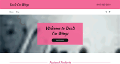 Desktop Screenshot of dealsonwings.com