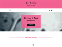 Tablet Screenshot of dealsonwings.com